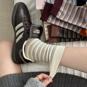 Colorblock Striped Socks