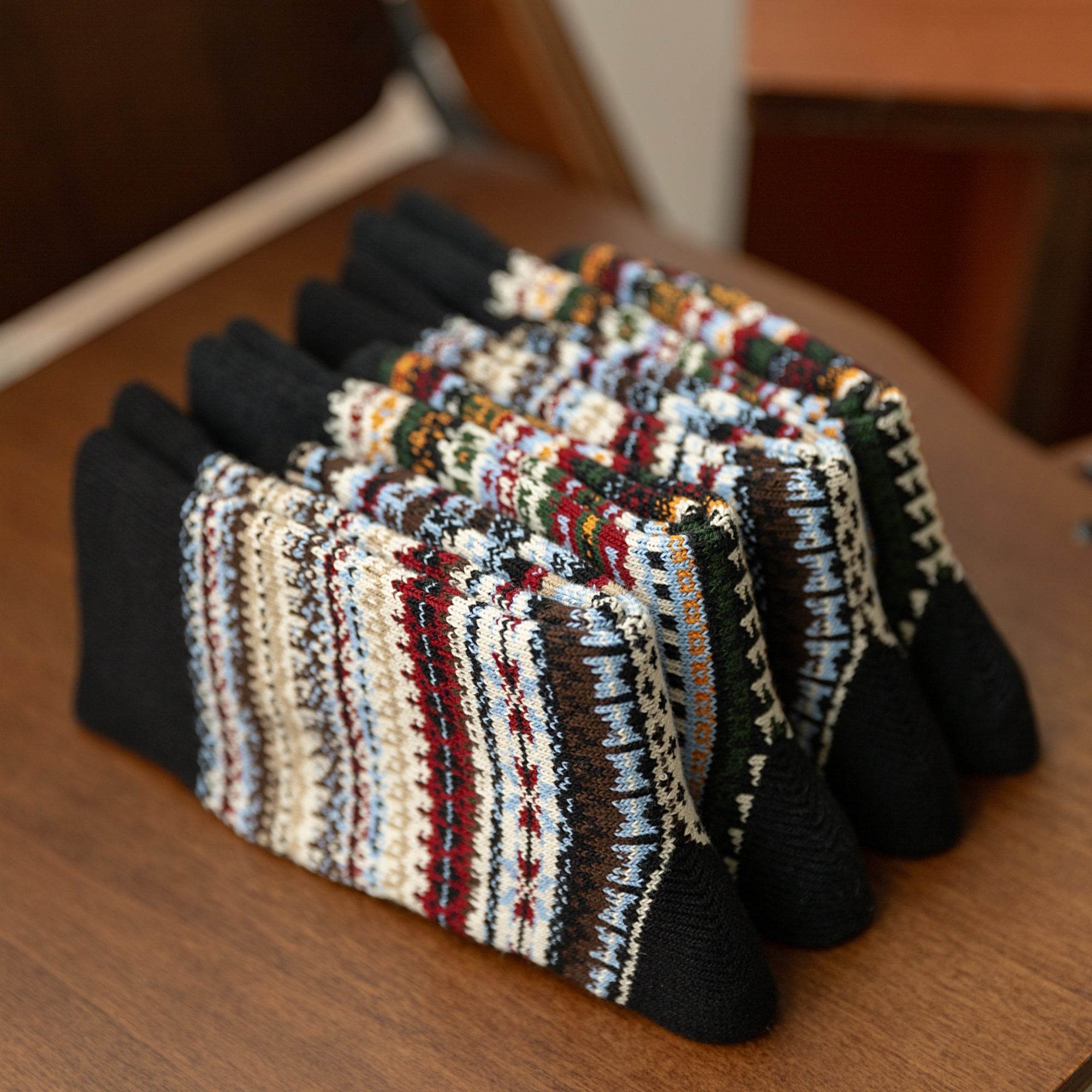 Men's Heritage Fair Isle Socks-3 Pack