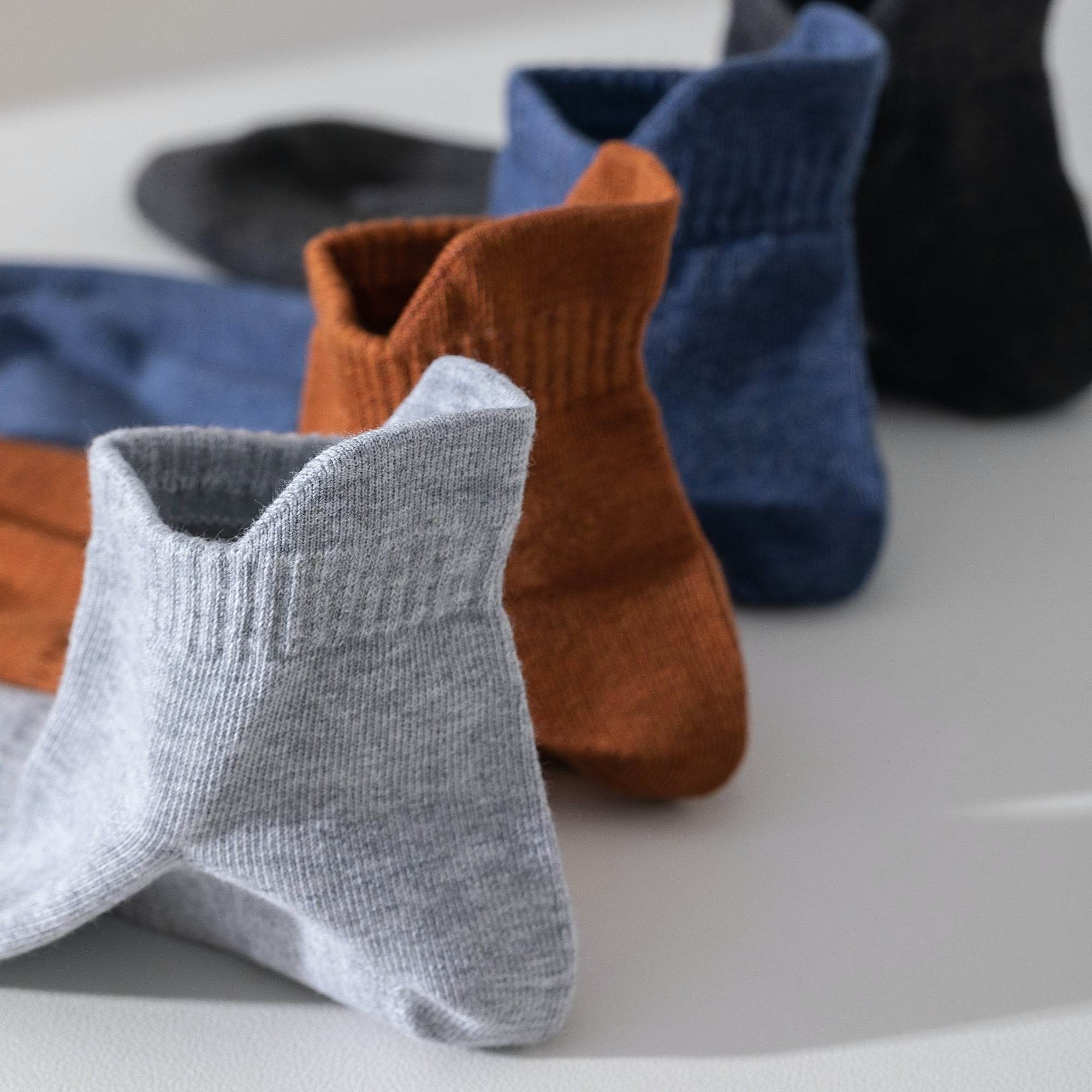 Men's All-Day Comfort Low-Cut Socks-5 Pack