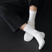 Men's 65% Modal & Mulberry Silk Blend Business Socks