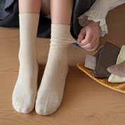 Women's 98% Cotton Non-Binding Quarter Socks - product photo showing soft cotton-rich comfort