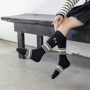 Kid's Preppy Pup Crew Socks - 2 Pairs - Weavasocks