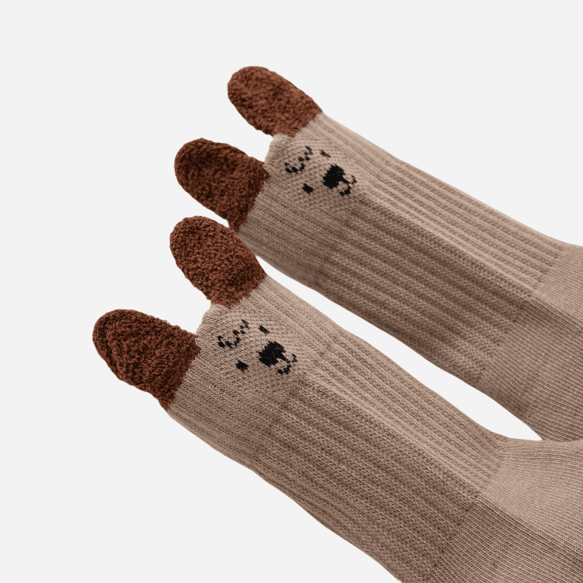 Babies Bouclé Bear Socks-4 Pack - Weavasocks