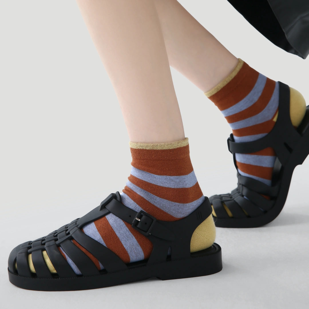 "Artisan Soul" 3D Textured Ankle Socks 3-Pack