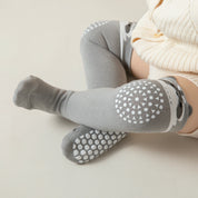 Baby’s Anti-Slip Knee Pad Crawling Socks 3-Pack