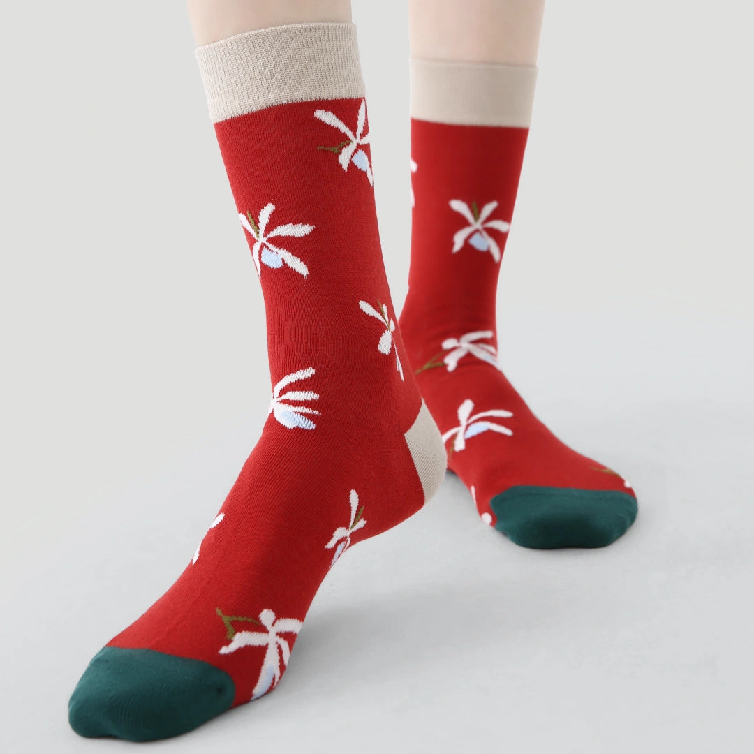 Women's Mesh Crew Socks (3-Pack) - sock set showing breathable mesh comfort