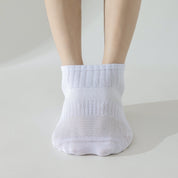 "Titan Mesh" Big & Tall Men's Ankle Socks - product photo showing breathable mesh comfort