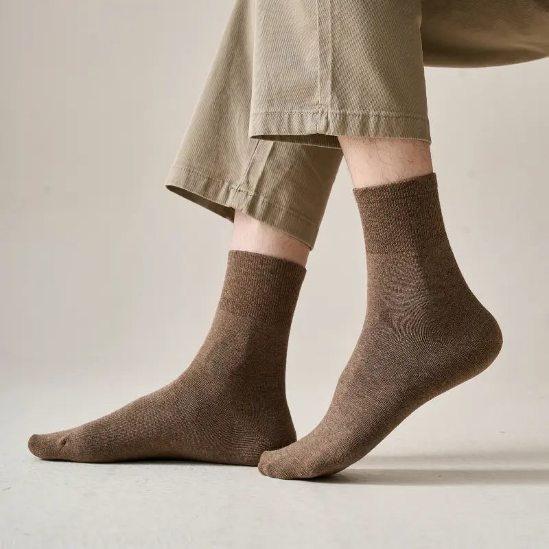 Men's Everyday Smooth-Knit Cotton Socks