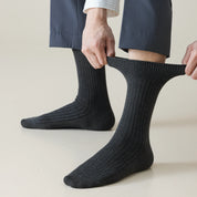 Men's 80% Cotton Drop-Needle Business Crew