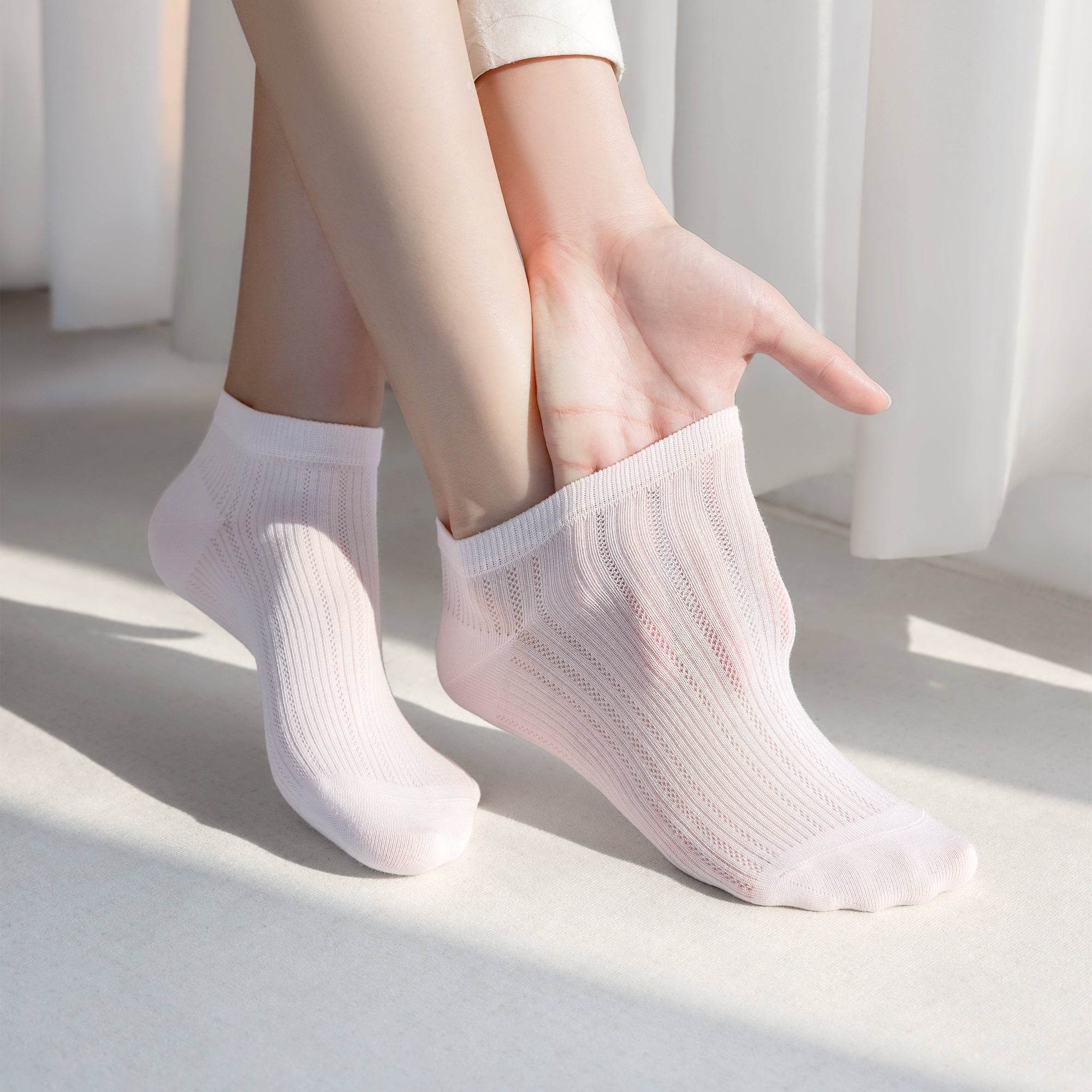 Women's Silk Linen Low-Cut Socks-1 Pack - Weavasocks