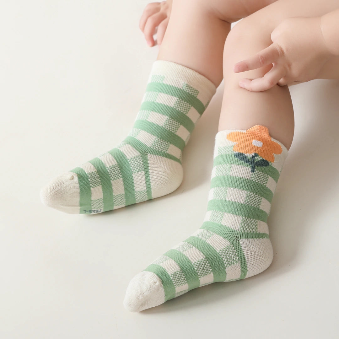 Baby’s Garden Bloom Ruffle Socks 4-Pack