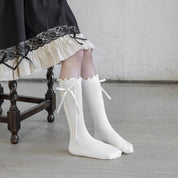 Kid's Ruffle Cuff Knit Socks - 3 Pairs - Weavasocks