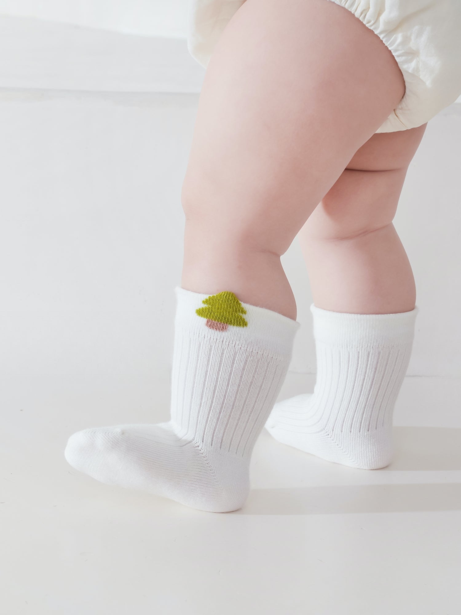 Babies' Ribbed Crew Socks-3 Pack