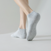 "Titan Mesh" Big & Tall Men's Low-Cut Socks - product photo showing breathable mesh comfort