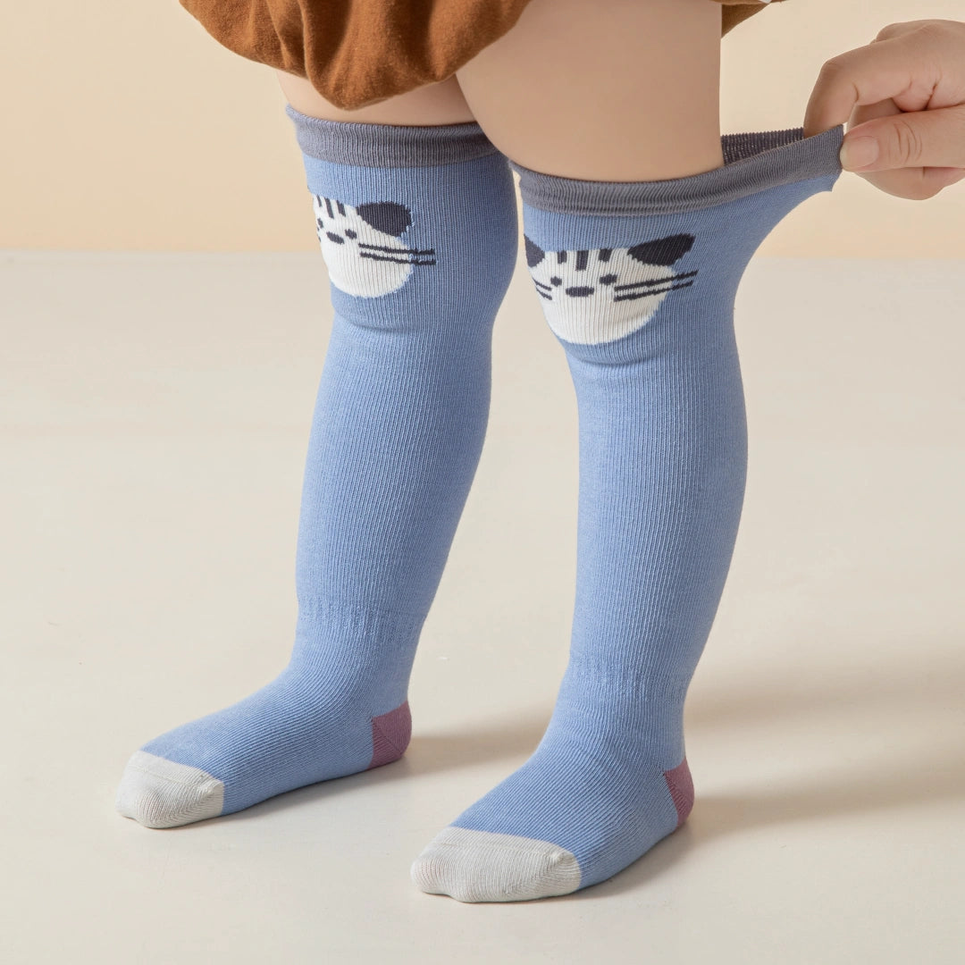 Baby’s Color-Block Knee-High Socks 3-Pack