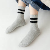 Kid's Retro Stripe Crew Socks - 3 Pairs - Weavasocks