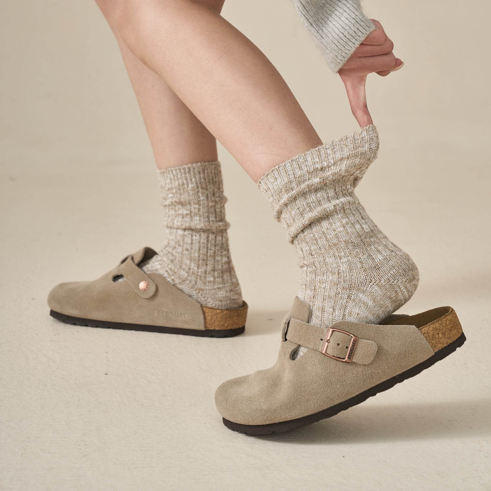 Women's Luxe Merino-Silk Ribbed Socks  - Single Pair