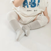 Baby’s Cartoon Knee-Pad Protection & Dual Grip Socks 3-Pack