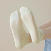 Women's Mulberry Silk & Modal Ultra-Thin Low-Cut Socks - product photo showing modal and mulberry silk comfort