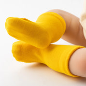 Baby’s Vibrant Candy Rolled Cuff Socks 4-Pack