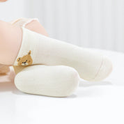 Baby’s Ultra-Soft Baby Cotton Animal Socks 4-Pack