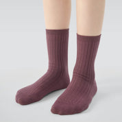 Kid's Classic Solid Color Ribbed Socks D - 5 Pairs - Weavasocks