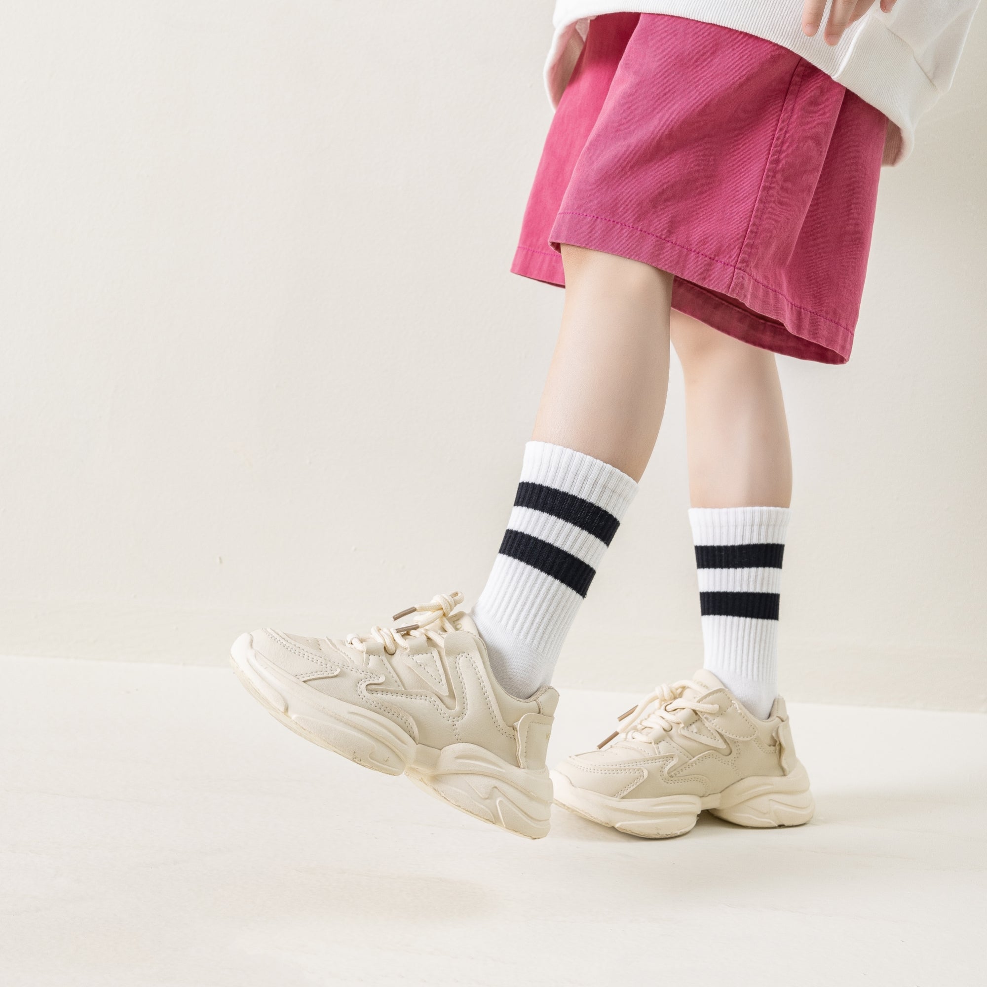 Kid's Varsity Pop Crew Socks - 4 Pairs