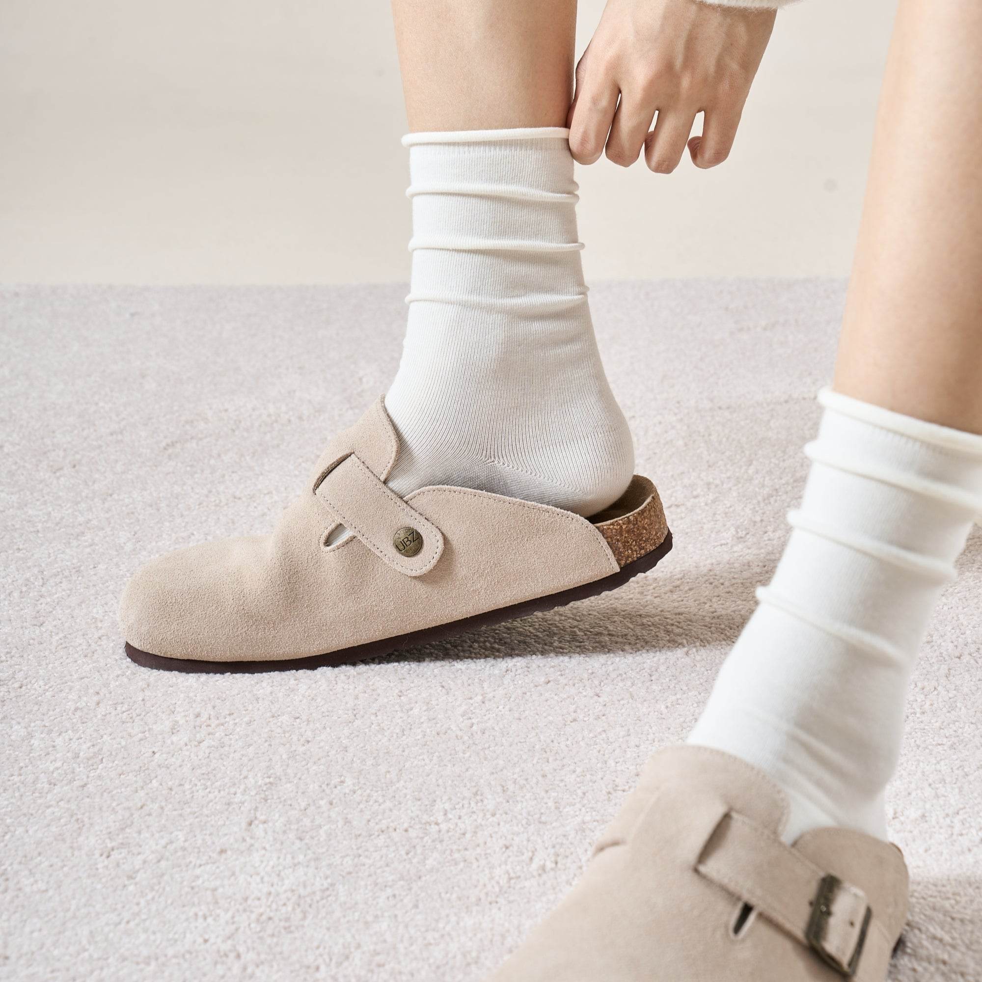 Women's Cloud-Soft Cotton Slouch Socks - Single Pair