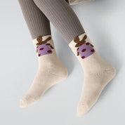 Kid's Cute Pop-Up Ear Bunny Socks - 5 Pairs