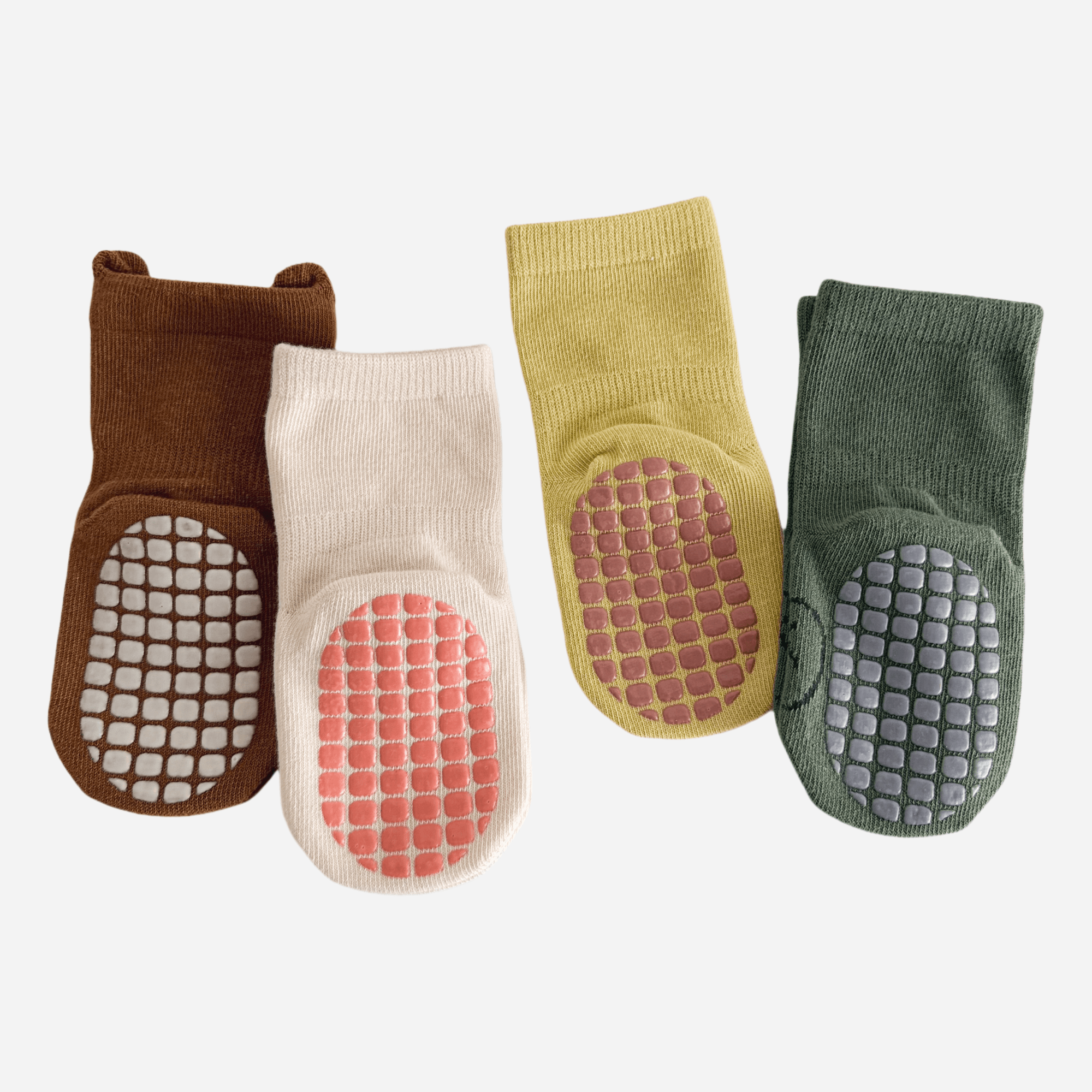 Babies Little Critter Grip Socks-4 Pack - Weavasocks