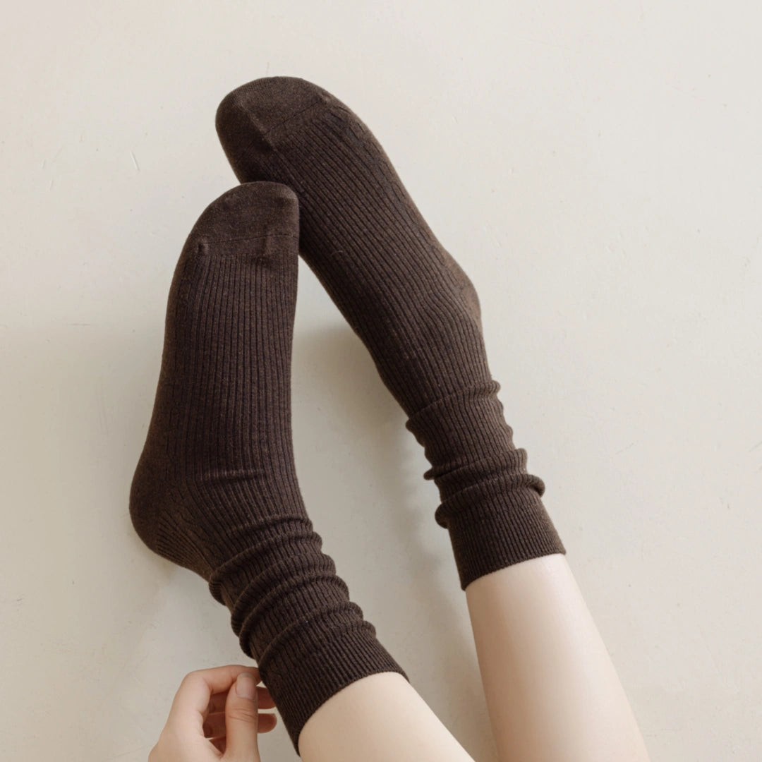 Silk Blend Cable Socks