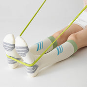Professional Graduated Compression Terry Cushion Sports Socks - product photo showing cushioned comfort