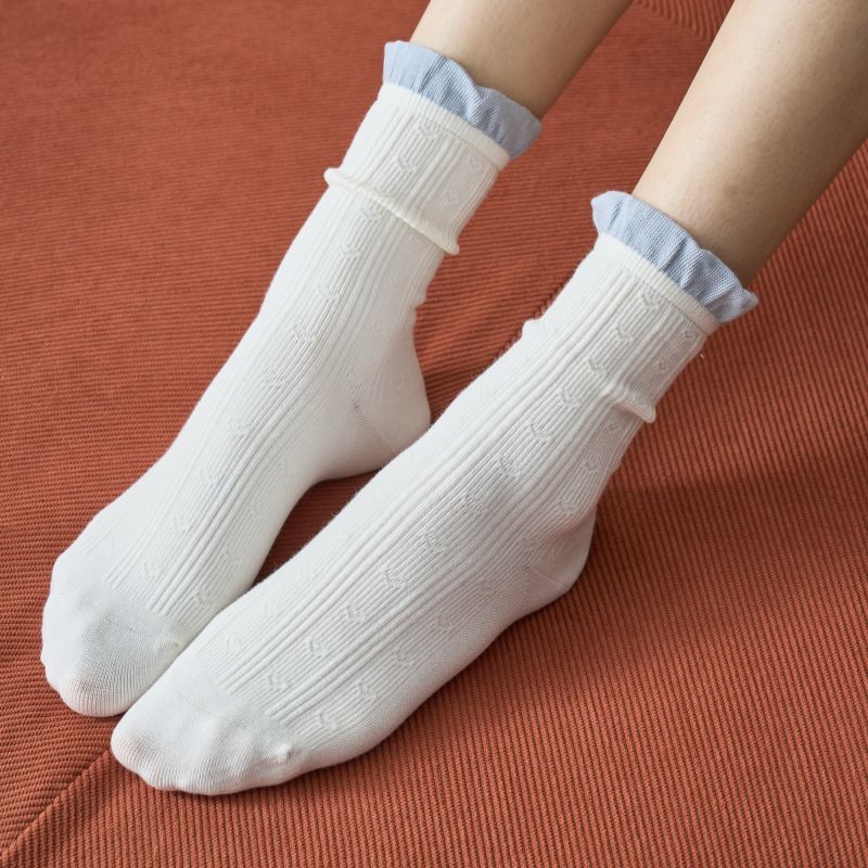 Preppy Ribbed Socks