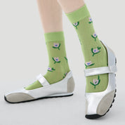 Women's Shimmer Mesh Crew Socks (3-Pack)