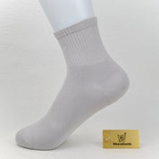 Women's 98% Cotton High-Density Ribbed Crew Socks - detail photo showing soft cotton-rich comfort
