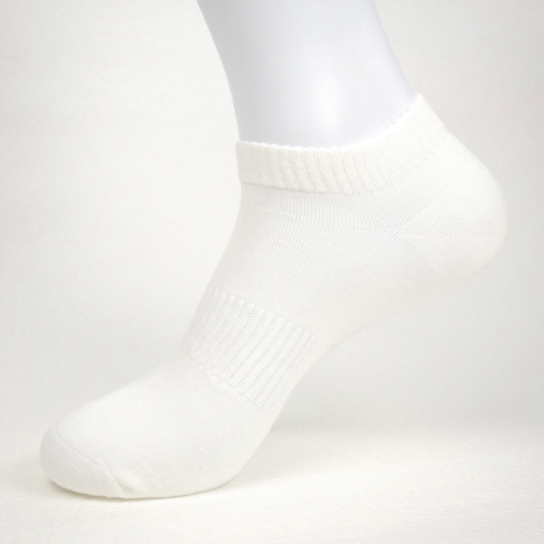Men's 98% Cotton Everyday Low-Cut Ankle Socks - product photo showing soft cotton-rich comfort