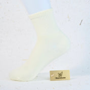 Women's 98% Cotton High-Density Ribbed Crew Socks