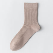 Men's 98% Cotton Classic Ribbed Crew Socks - detail photo showing soft cotton-rich comfort