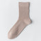 Men's 98% Cotton Classic Ribbed Crew Socks - detail photo showing soft cotton-rich comfort