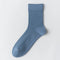 Men's 98% Cotton Classic Ribbed Crew Socks - detail photo showing soft cotton-rich comfort