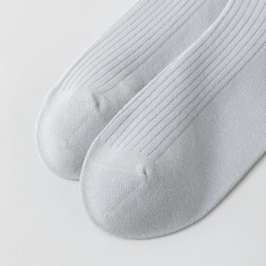 Men's 98% Cotton Classic Ribbed Crew Socks - detail photo showing soft cotton-rich comfort