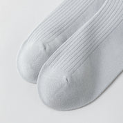 Men's 98% Cotton Classic Ribbed Crew Socks - detail photo showing soft cotton-rich comfort