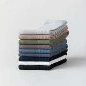 Men's 98% Cotton Classic Ribbed Crew Socks - detail photo showing soft cotton-rich comfort