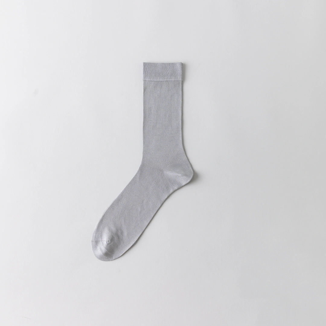 Men's Luxury 6A Silk Dress Crew Socks