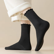 Soft Wool Ruffle Crew