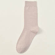 Men's 95% Silky Cotton Extended Business Crew Socks