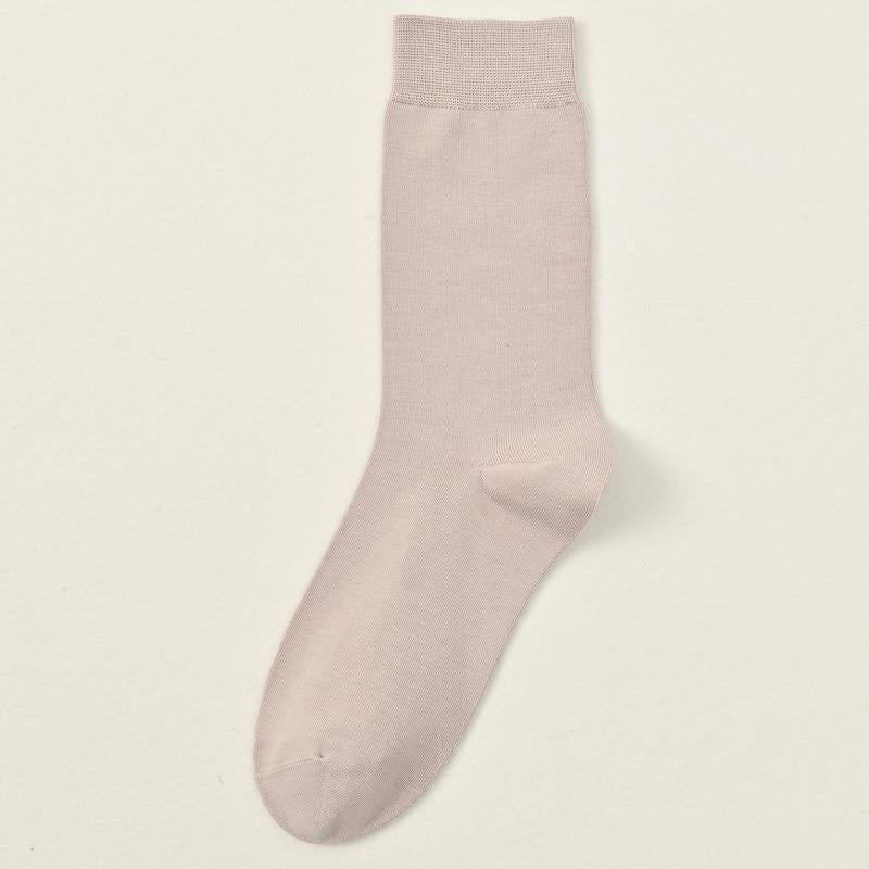 Men's 95% Silky Cotton Extended Business Crew Socks