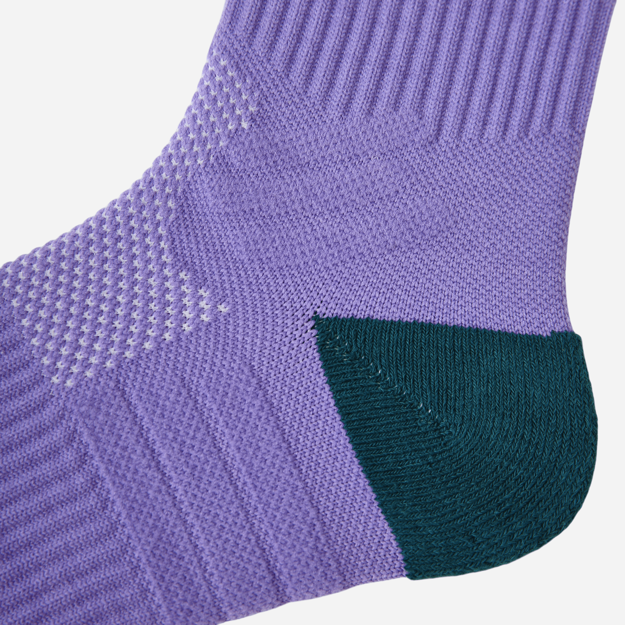 Women's Performance Knee-High Hiking Socks - Purple & Forest