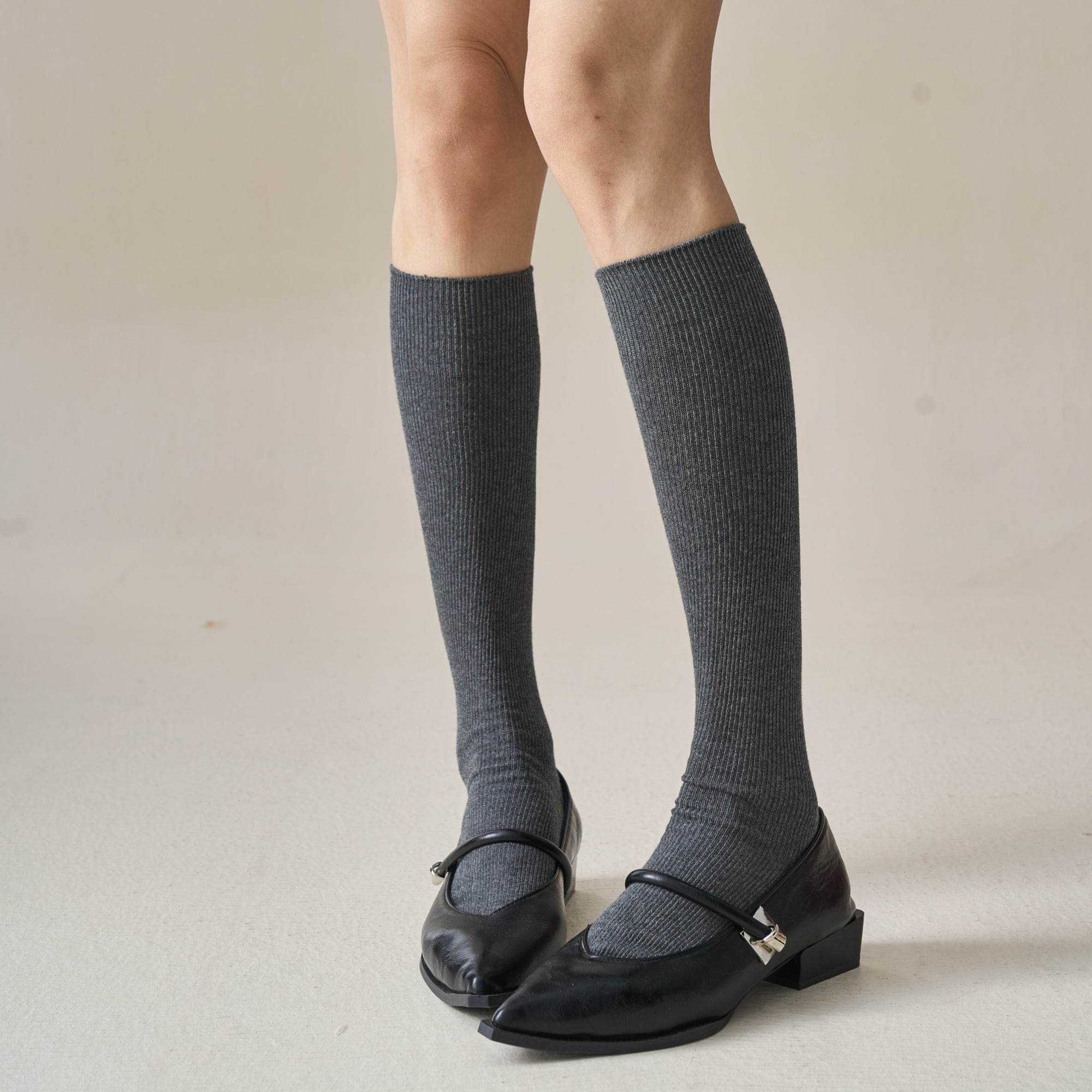 Women's Preppy Academia Knee Socks - Single Pair
