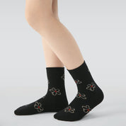 Kid's Girls' Vintage Charm Crew Socks - 5 Pairs